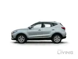 استئجار سيارة MG ZS 2022 كروس أوفر - فضي، 5 مقاعد، أوتوماتيك